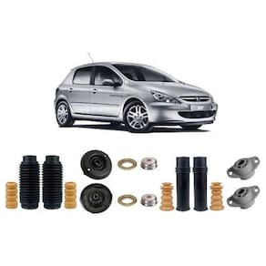 Kit Prato Dianteiro Traseiro Peugeot 307 2007 2008 2009 2010