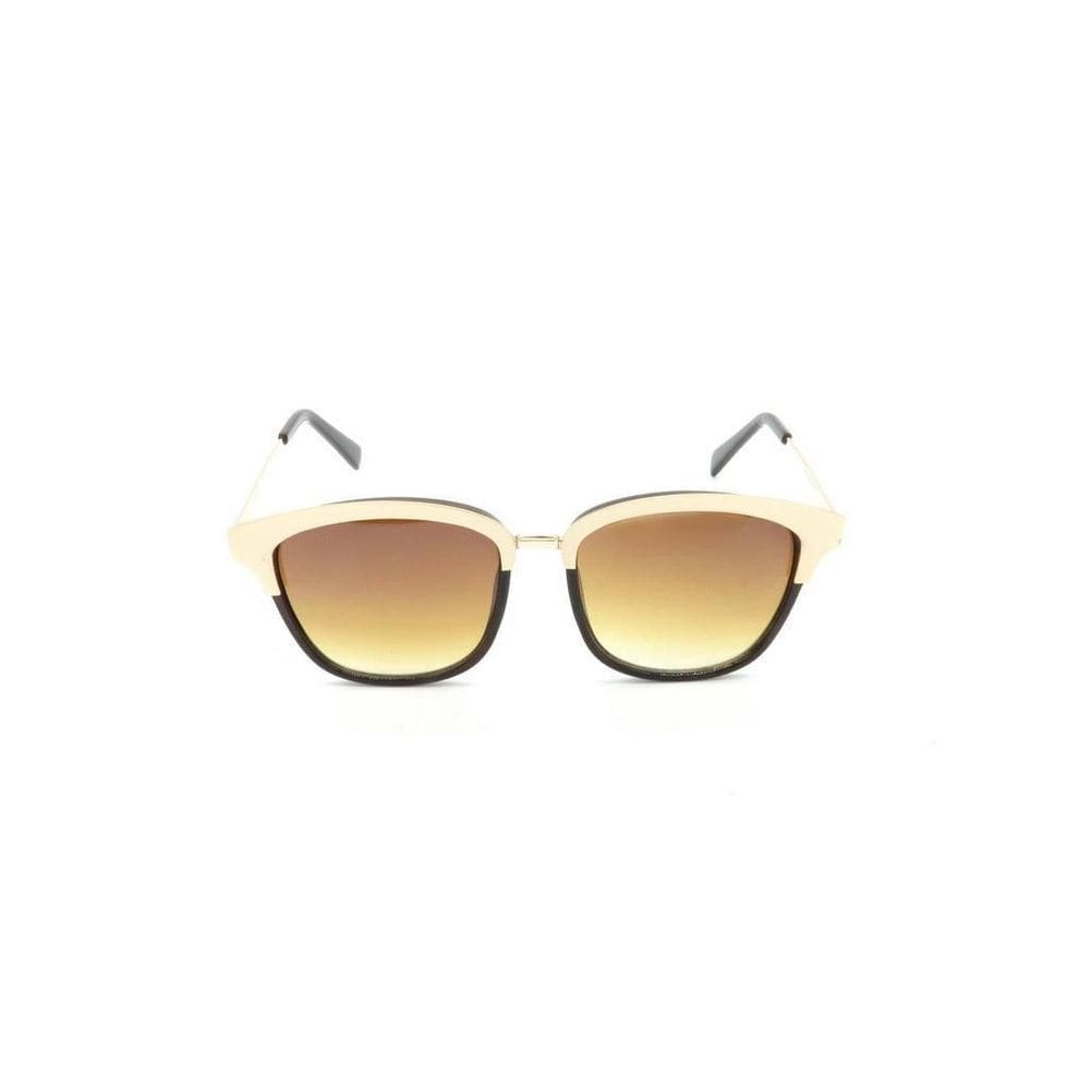Óculos Solar Marrom Com Dourado E Lente Degrade - Do71024C4