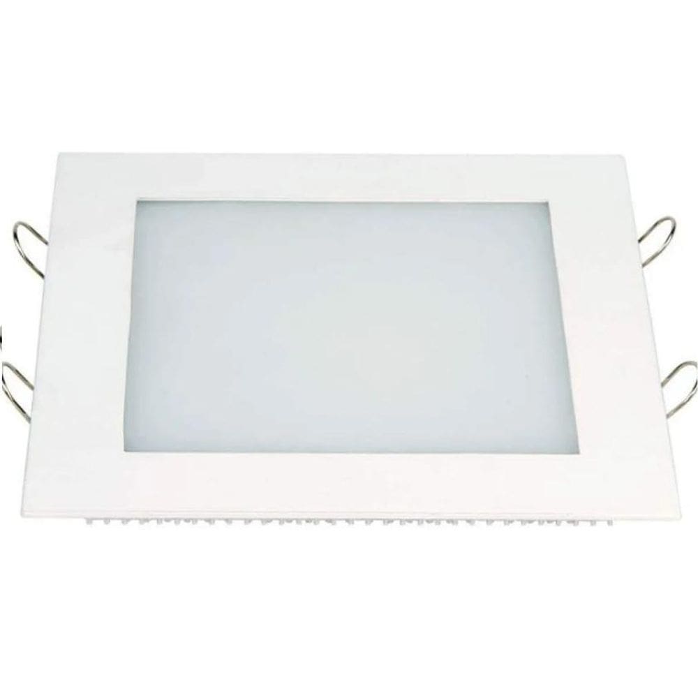 Painel Led Quadrado De Embutir 12W Lux Bivolt Taschibra