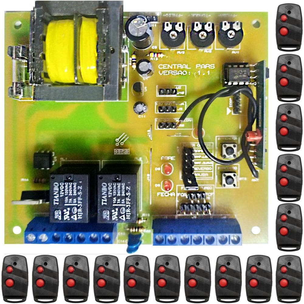 Kit 1 Central De Comando Pars + 15 Ctrls Code Learning 5001