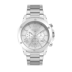 Relógio Euro Feminino Big Case Prata - Eujs25Af/4K