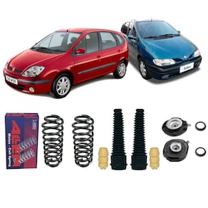 2 Kit Coxim + Mola Amortecedor Allen Scenic 2000 2001 2002
