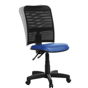 Cadeira Para Escritório Ergonômica Em Tela Rj Azul