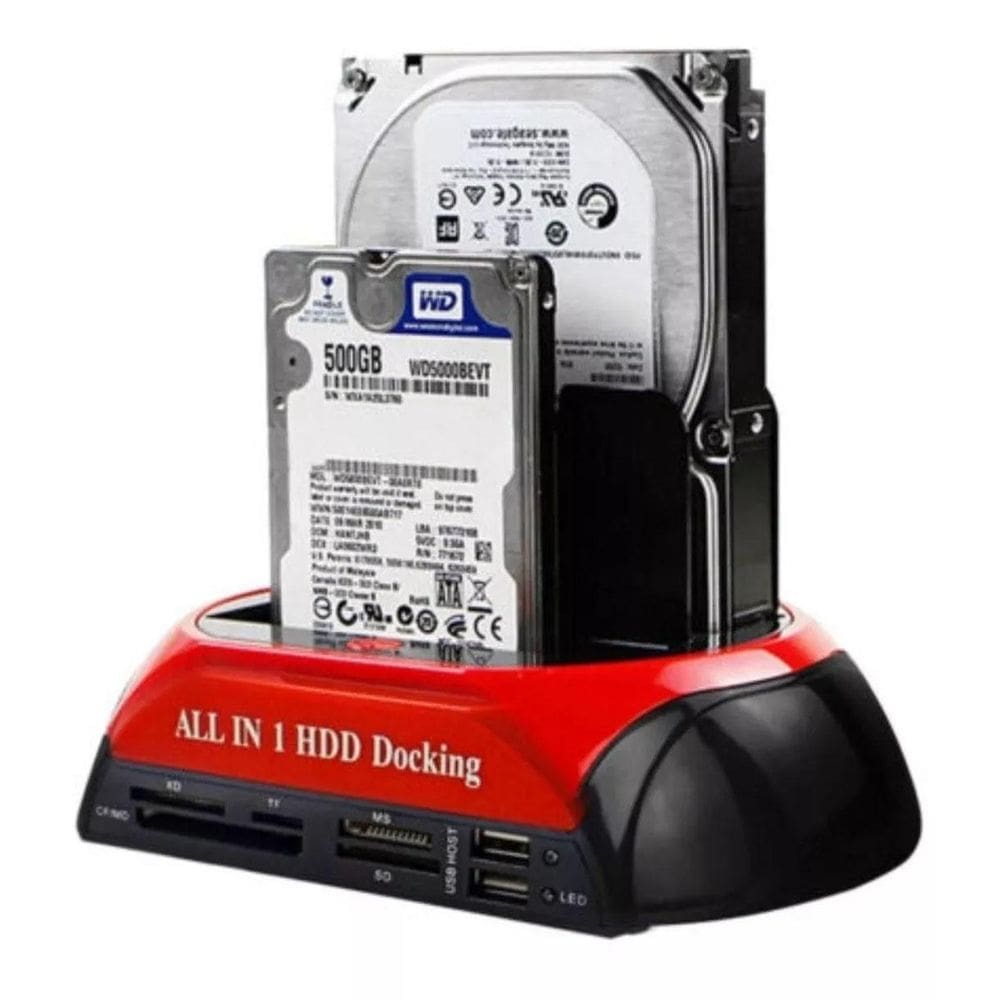 Hd All In 1 Hdd Docking Usb 2,0 3.0 Sata Backup Leitor