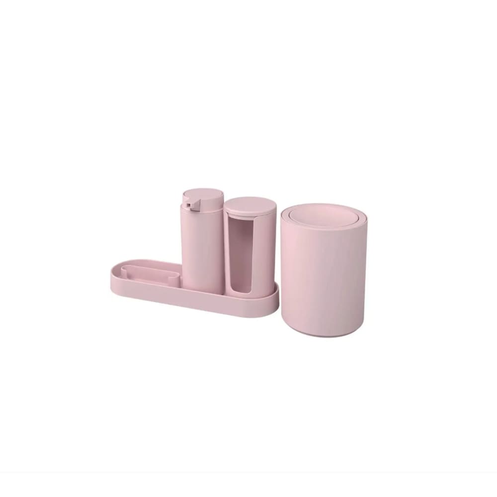 Kit banho Serene 4 Peças rosa