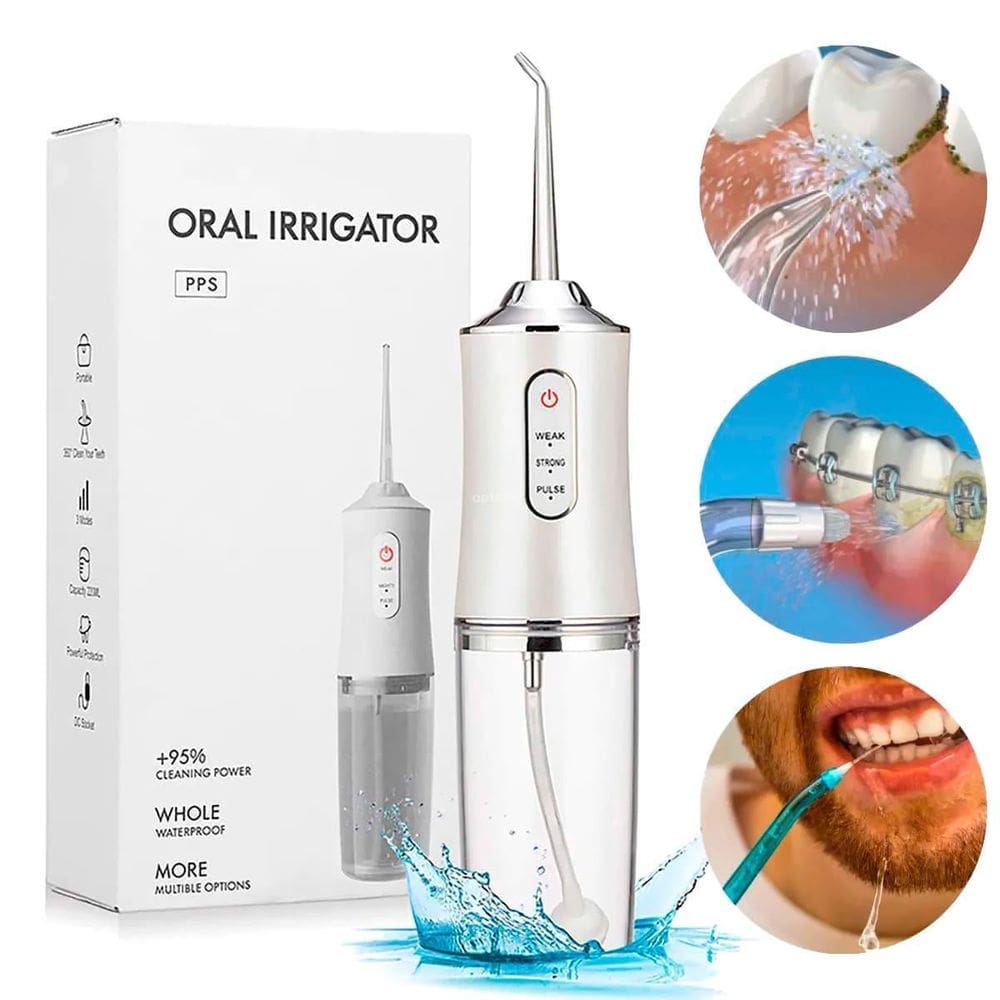 Irrigador Dental Oral Fio Dental 220Ml Usb
