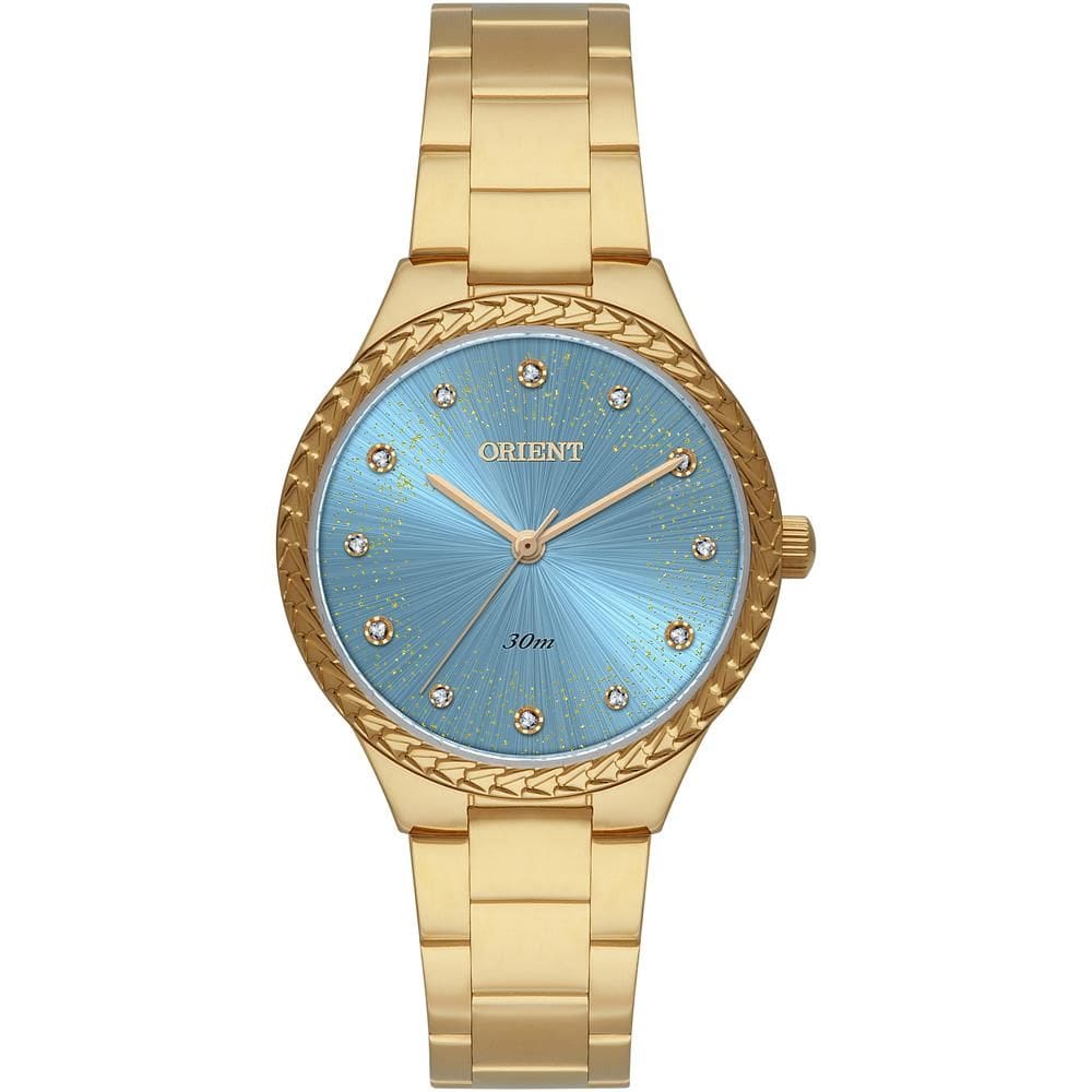 Relógio Orient Feminino Ref: Fgss0247 A1kx Casual Dourado