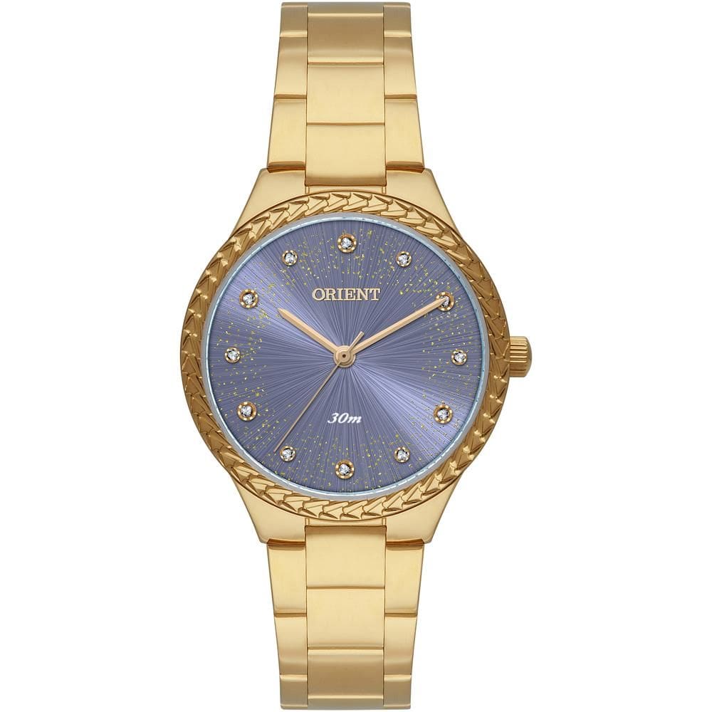 Relógio Orient Feminino Ref: Fgss0247 L1kx Casual Dourado