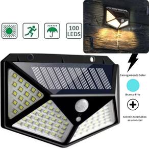 Luminária De Parede Econômica E Eficiente Carrega Com Sol
