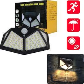 Luz Solar Led Com Sensor De Presença Ideal Para Segurança