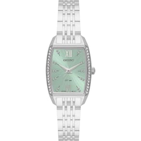 Relógio Orient Feminino Ref: Lbss0092 F3sx Retangular Prateado