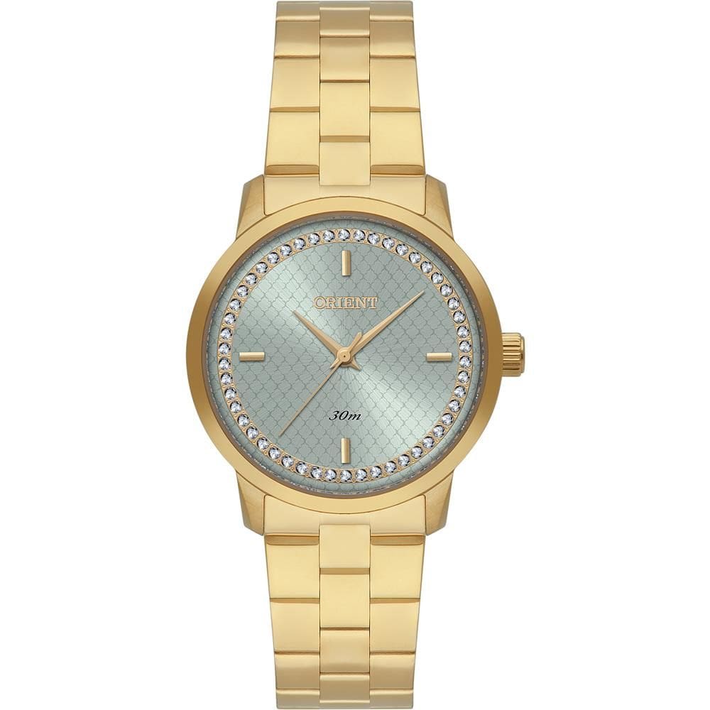 Relógio Orient Feminino Ref: Fgss0239 F1kx Casual Dourado