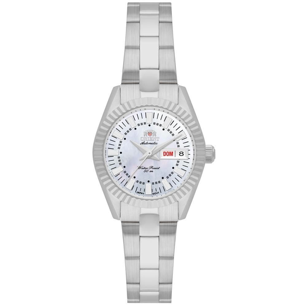Relógio Orient Feminino Ref: Nh6Ss005 B1Sx Prateado