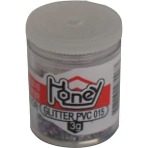 Glitter Pvc Multicor Potes 3G. Pacote Com 12