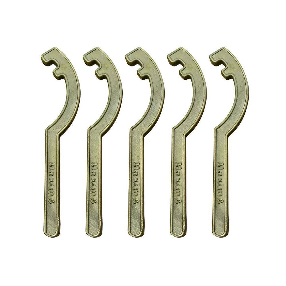 Kit Com 05 Chave Storz Em Latão Dupla 1.1/2 X 2.1/2 Hidrante