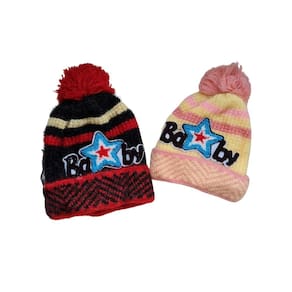 Kit 2 Toucas Gorro Infantil Forrada De Pelucia- Menino