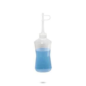 Almotolia Transparente 120ml Bico Reto Kit com 10 Und