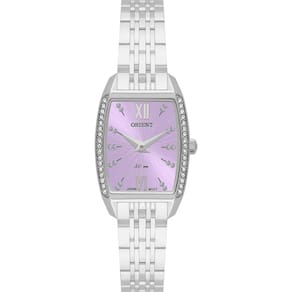 Relógio Orient Feminino Ref: Lbss0092 R3sx Retangular Prateado