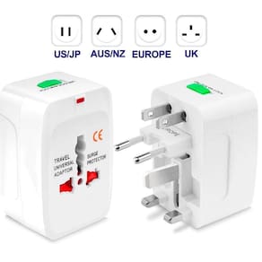 Adaptador Universal Para Viagem Conversor De Energia