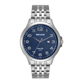 Relógio Seculus Masculino Ref: 44215G0Svna1 Social Prateado