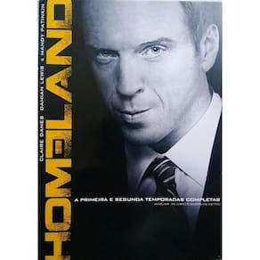 Box Dvd Homeland : 1ª E 2ª Temporada - Claire Danes - 8 Dvds