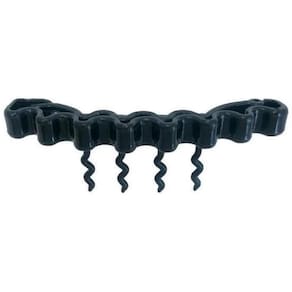 Kit 2 Acessórios Pente Volume Para Cabelo Preto E Marrom