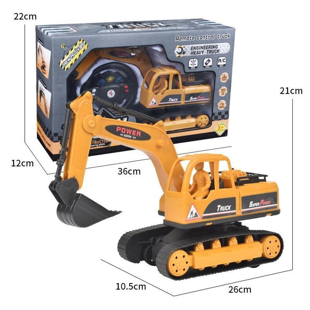 Brinquedo Infantil Trator Truck Construtor Retro Escavadeira