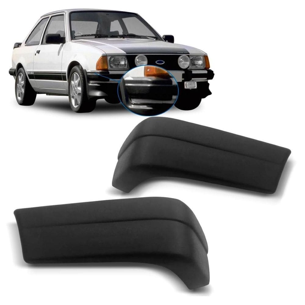 Polaina Dianteira Escort 1984 1985 1986 Modelo sintético