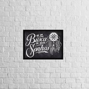 Quadro Busca dos Sonhos 33x24cm - com Vidro