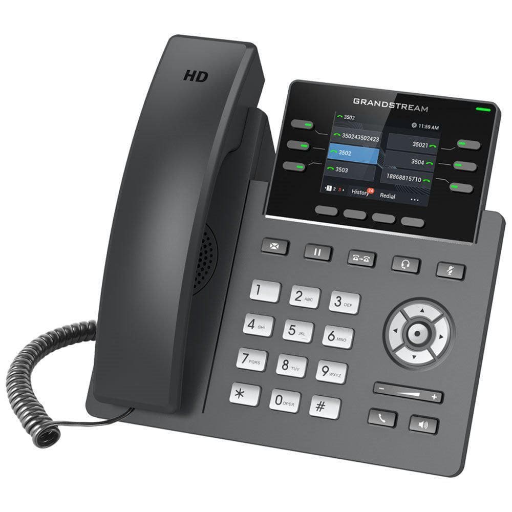 Grandstream Grp2613 - Telefone Ip 3 Contas Sip Gigabit Homologação: 21312004590