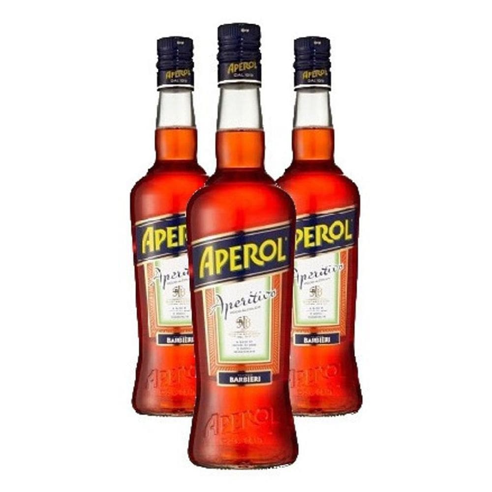 Aperitivo Aperol 750Ml - Licor Italiano - Cor Laranja