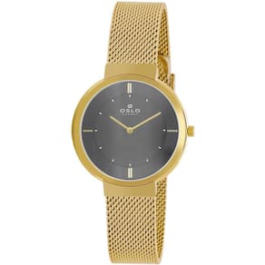 Relógio Oslo Feminino Ref: Ofgsss9T0029 G1Kx Slim Dourado