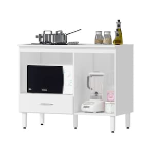 Balcão Armário Cooktop 1 Pt 1 Gav Branco - Dacheri