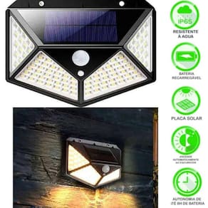 Luz Solar Led Com Detector De Movimento Alta Potência