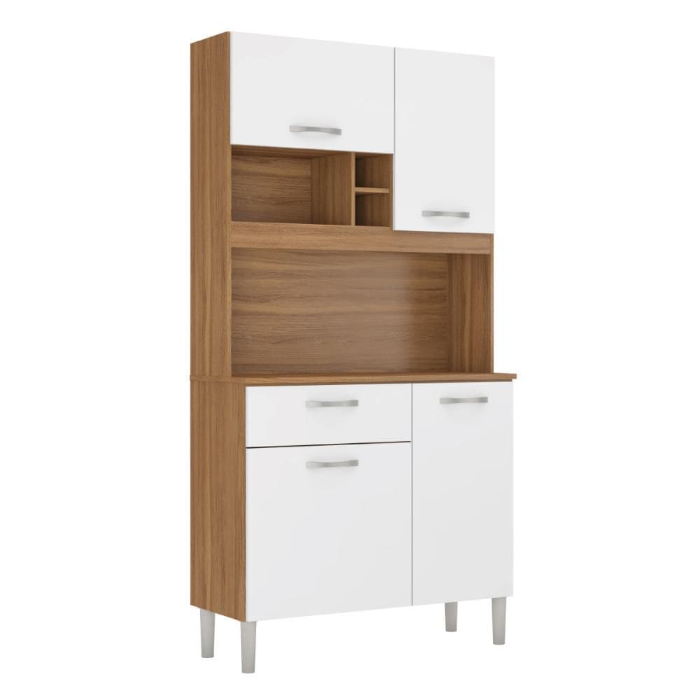 Armario de Cozinha Malta com 4 Portas e 1 Gaveta