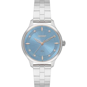 Relógio Orient Feminino Ref: Fbss0147 A1sx Casual Prateado