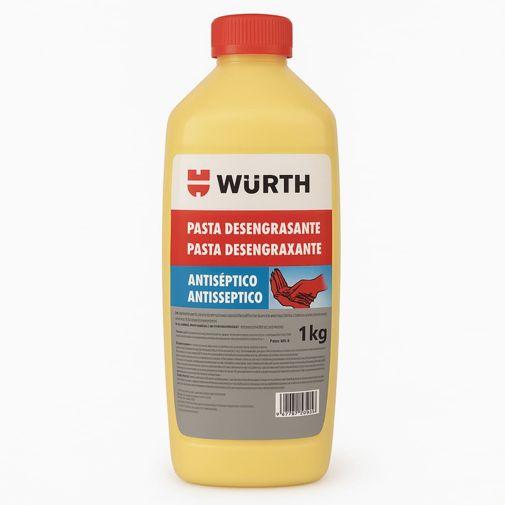 Pasta Sabão Desengraxante Limpa Mão Mecânico Graxa 1kg Wurth