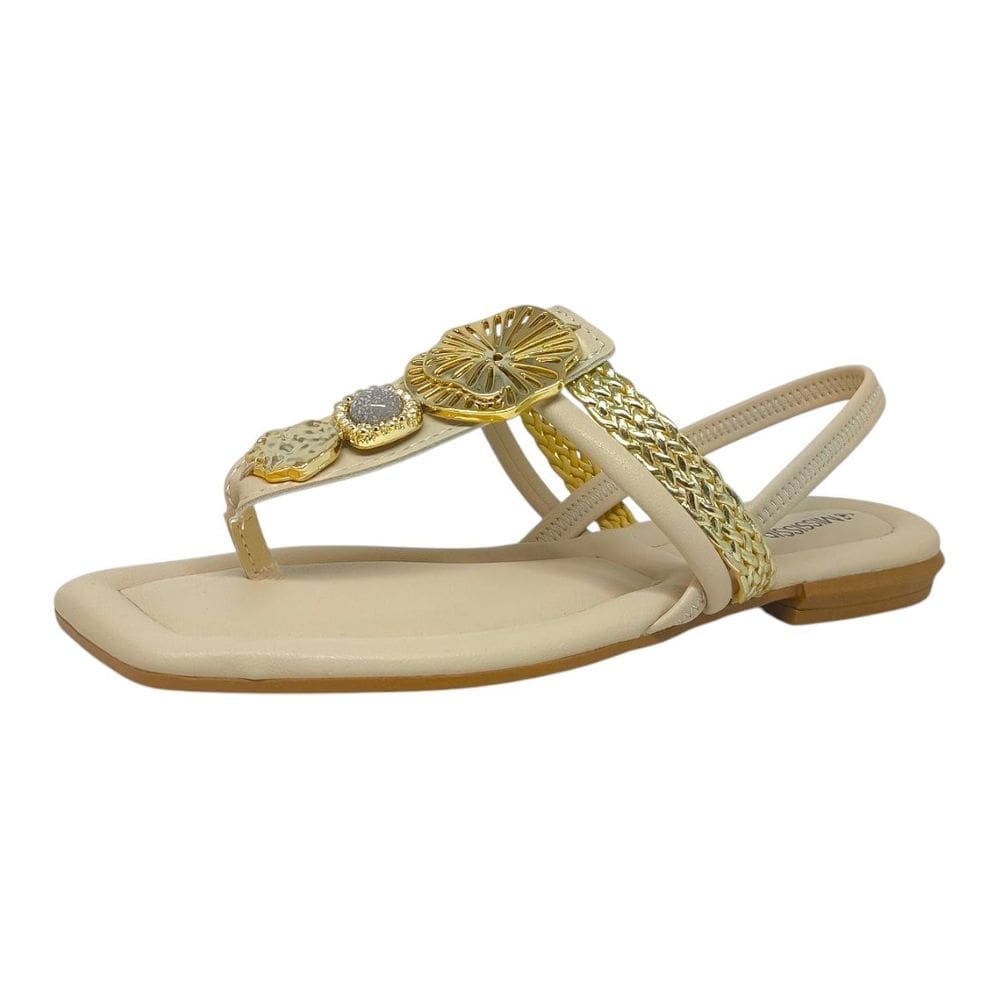 Sandália Rasteirinha Feminina de Dedo Pins Mississipi