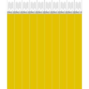 Pulseira Identificação Amarelo 100 unid - Tecnomidia