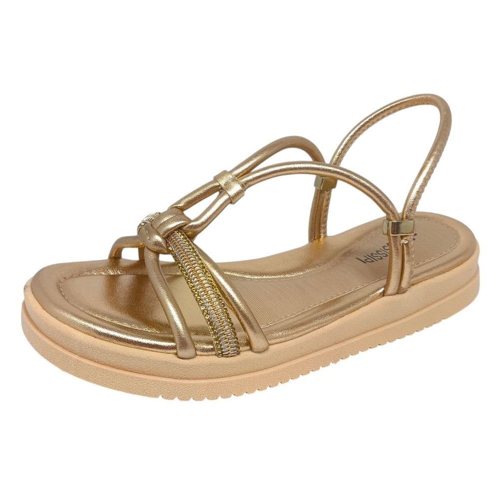 Sandália Feminina Flatform Conforto Estilo Mississipi
