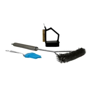 Kit de Limpeza Churrasqueira Broiler - Escovas e Ferramentas