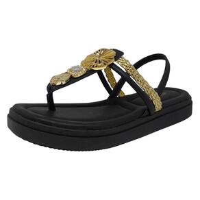 Sandália Feminina Flatform de Dedo Conforto Pins Mississipi