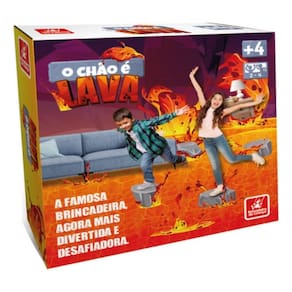 Jogo O Chão é Lava - Pule Pelas Pedras Brincadeira De Criança