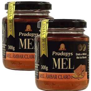 Mel Âmbar Claro 300g - Eleito o melhor mel do mundo Kit com 2