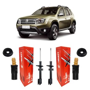 Par Amortecedor Allen + Kit Traseiro Duster 4X4 2012 2013 14