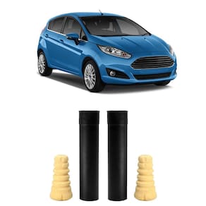 2 Kit Reparo Batente Traseiro Ford New Fiesta 2014 2015 2016