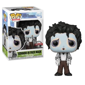 Funko Pop Edward Maos De Tesoura Scissorhands In Face Mask Exclusivo #983