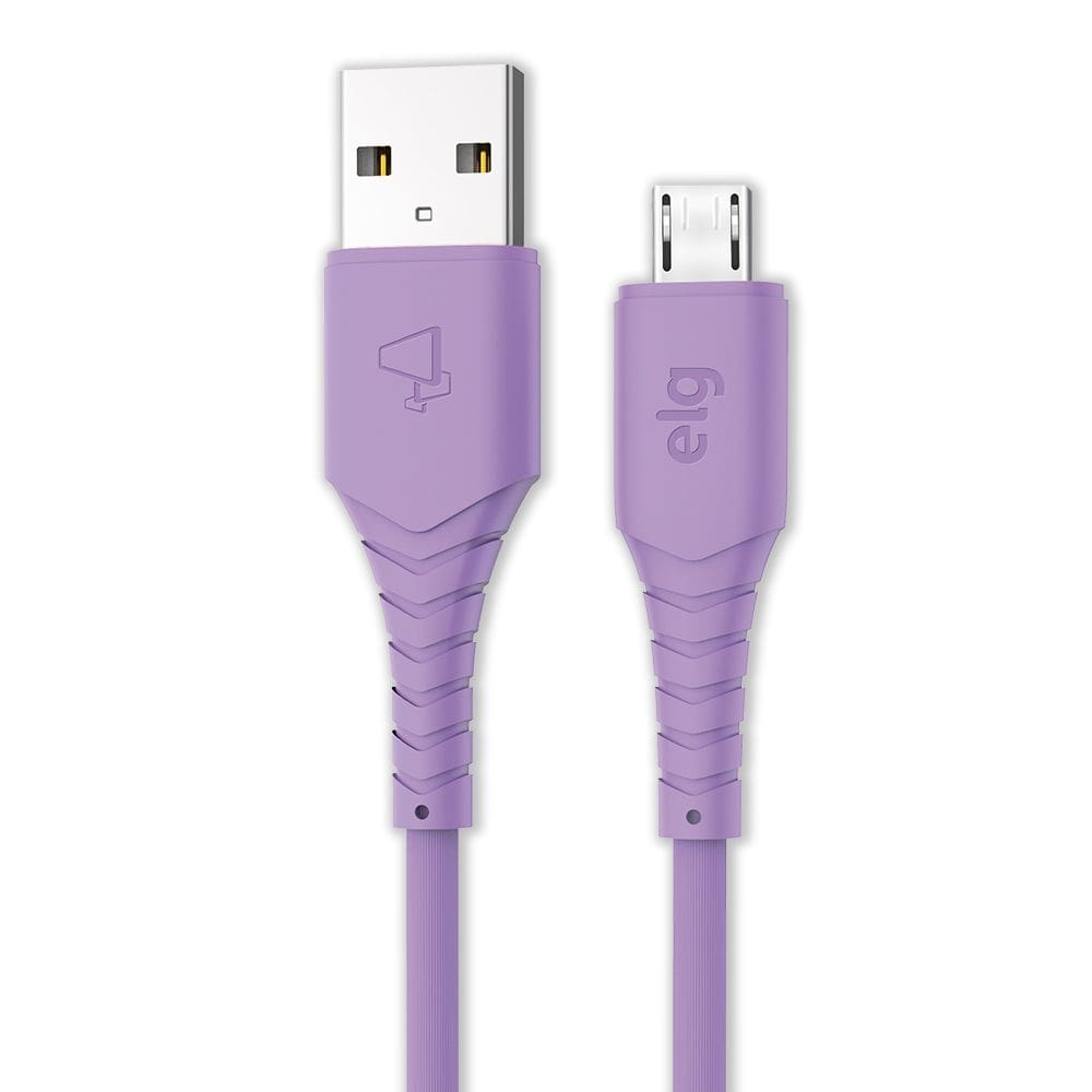 Cabo para Recarga e Sicronização, ELG, M512, USB para Micro-USB, 1.2 metros, 2.4A e 12W