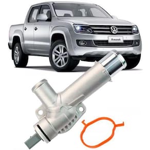 Flange Água Com Sensor Temperatura Amarok 10 A 21 Alumínio