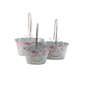 Vasos Cachpots De Metal 18Fx-649A Jgs/03 Pecas